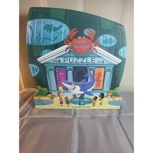 Crocodile Creek Day at The Museum AQUARIUM Eco Puzzle 48 Pcs 18x24 Age 4+